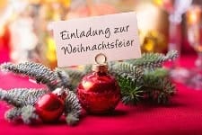 Einladung Weihnachtsfeier